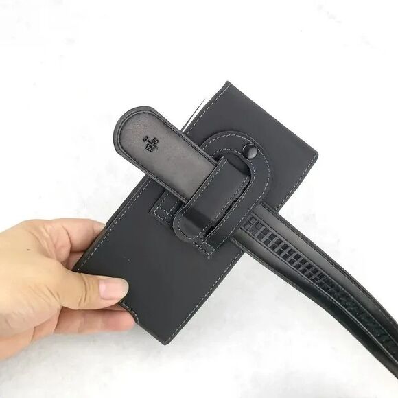 Phone Vertical Cell Phone Belt Clip Loop Pouch Holster With Safety Clip NEW - Picture 3 of 9